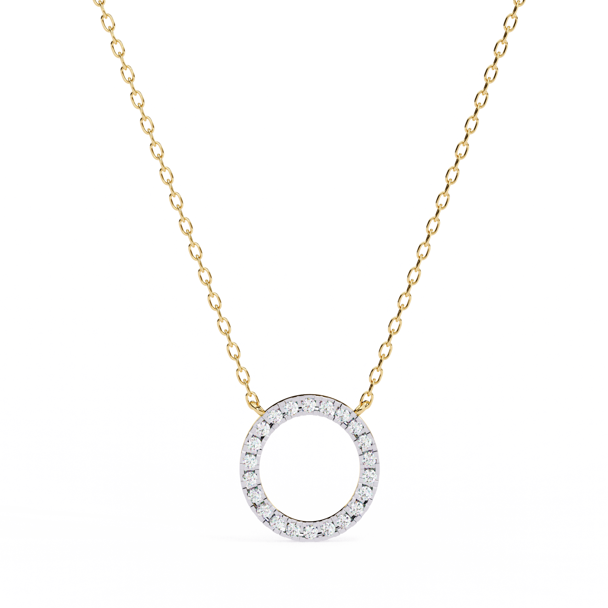 Yellow Gold / Moissanite, Yellow Gold / Lab Grown