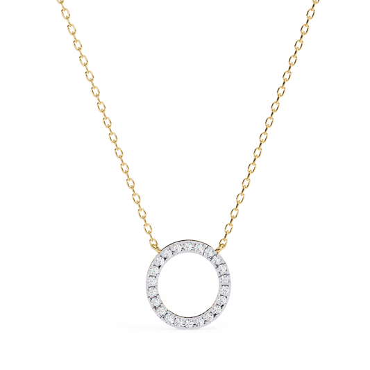 Yellow Gold / Moissanite, Yellow Gold / Lab Grown