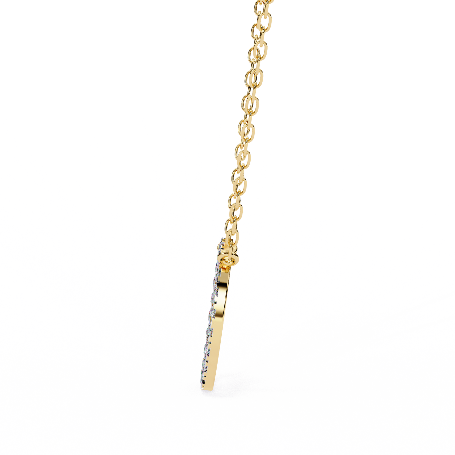 yellow gold / moissanite, yellow gold / lab grown