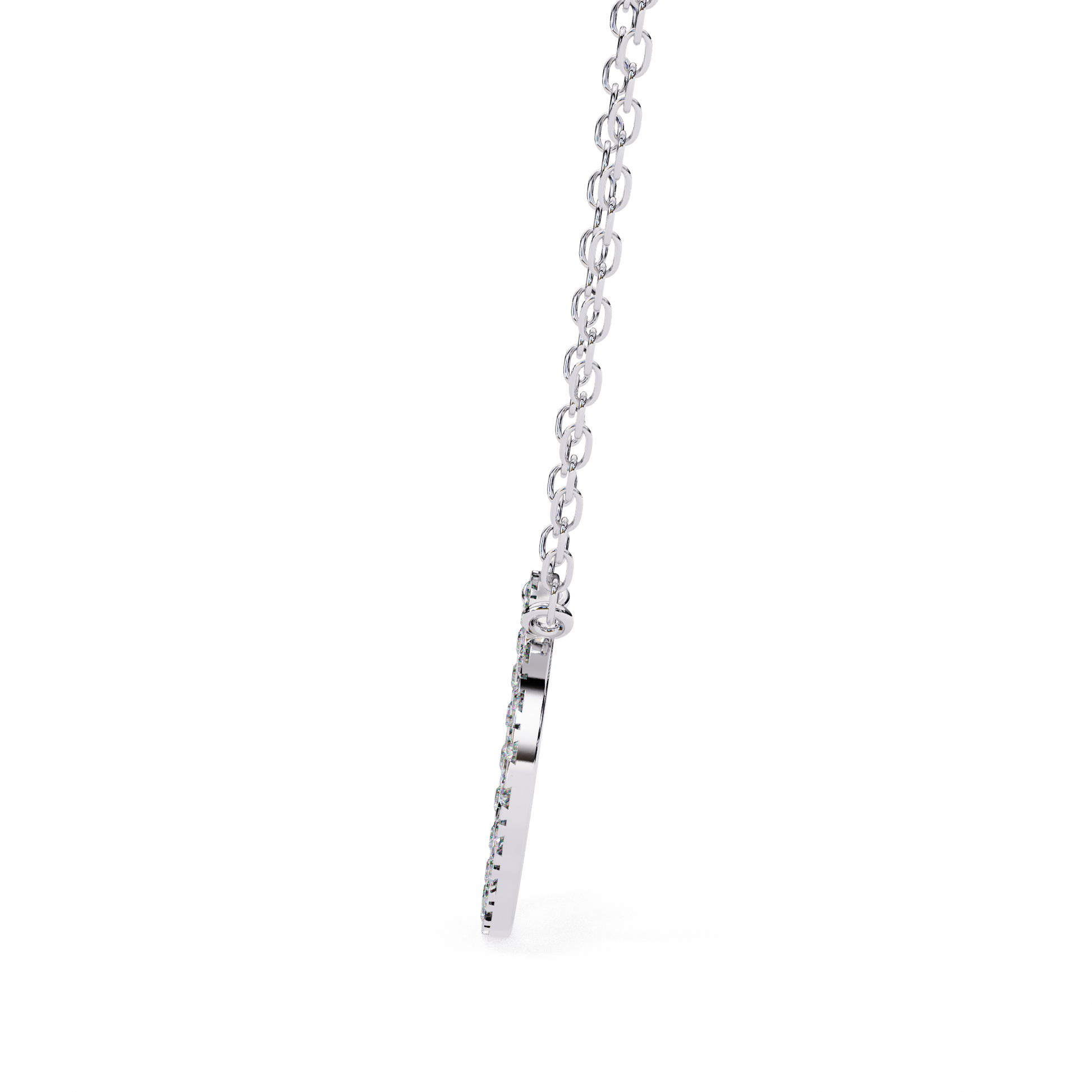 White Gold / Moissanite, White Gold / Lab Grown