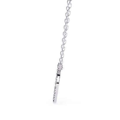 White Gold / Moissanite, White Gold / Lab Grown