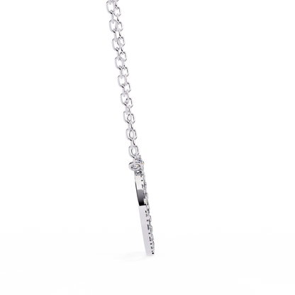 White Gold / Moissanite, White Gold / Lab Grown