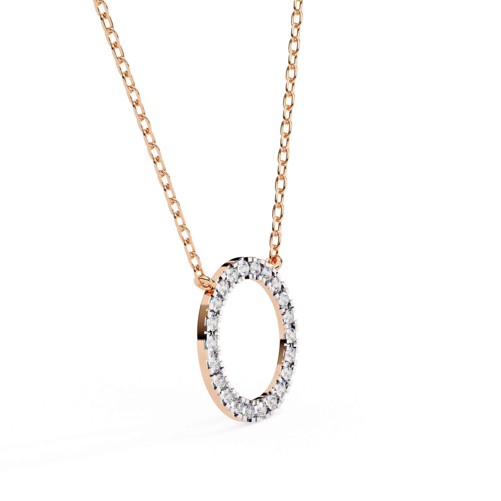 Rose Gold / Moissanite, Rose Gold / Lab Grown