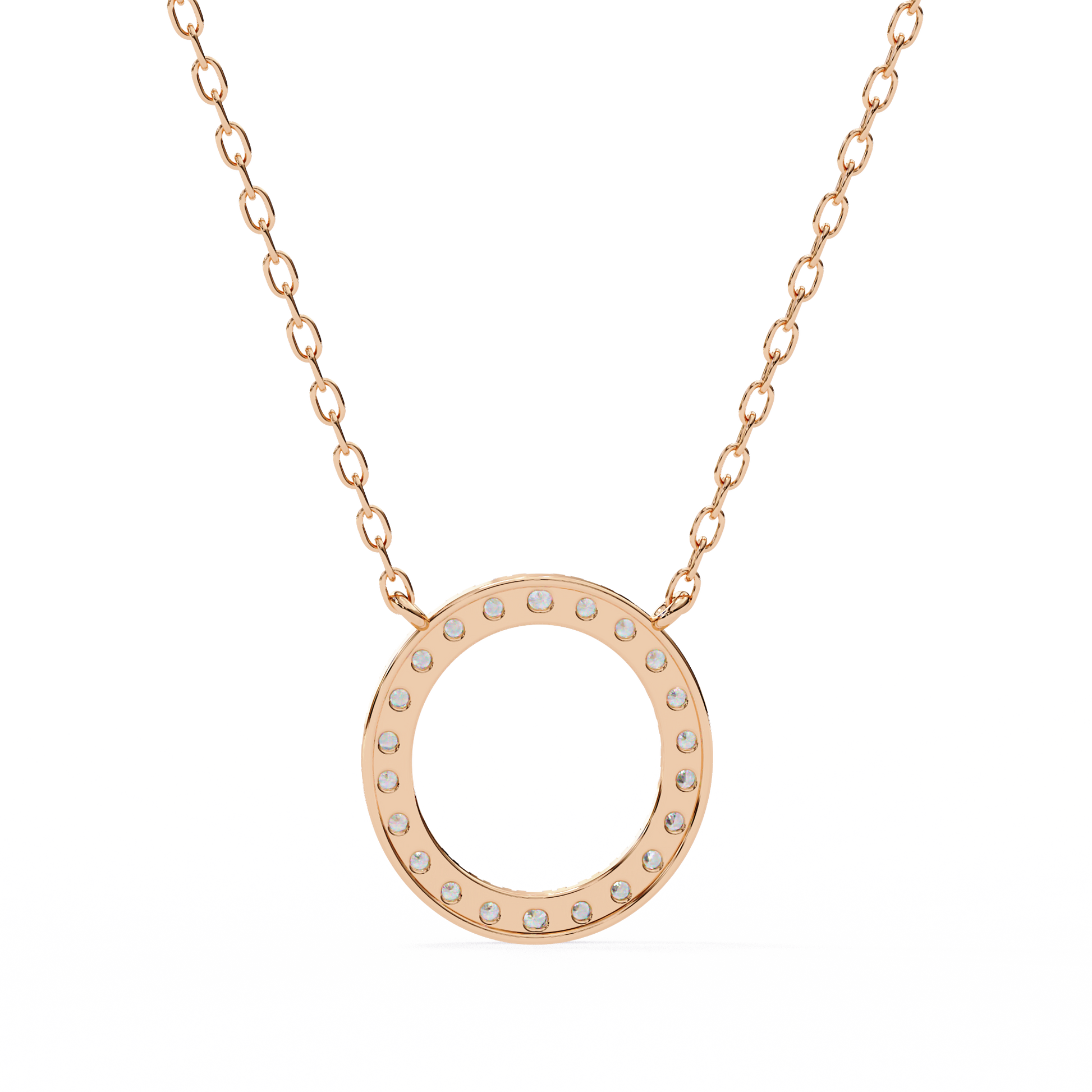 Rose Gold / Moissanite, Rose Gold / Lab Grown