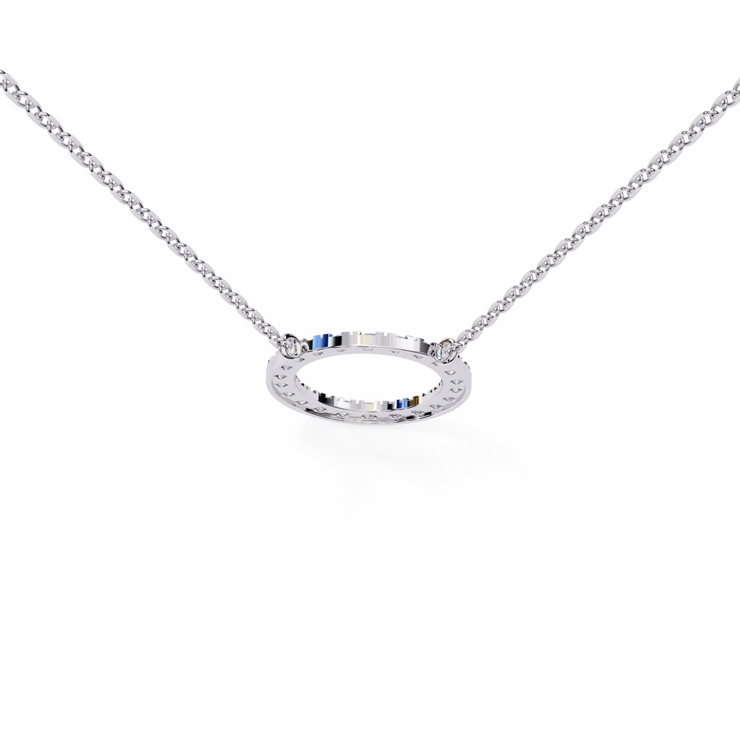 white gold / moissanite, white gold / lab grown