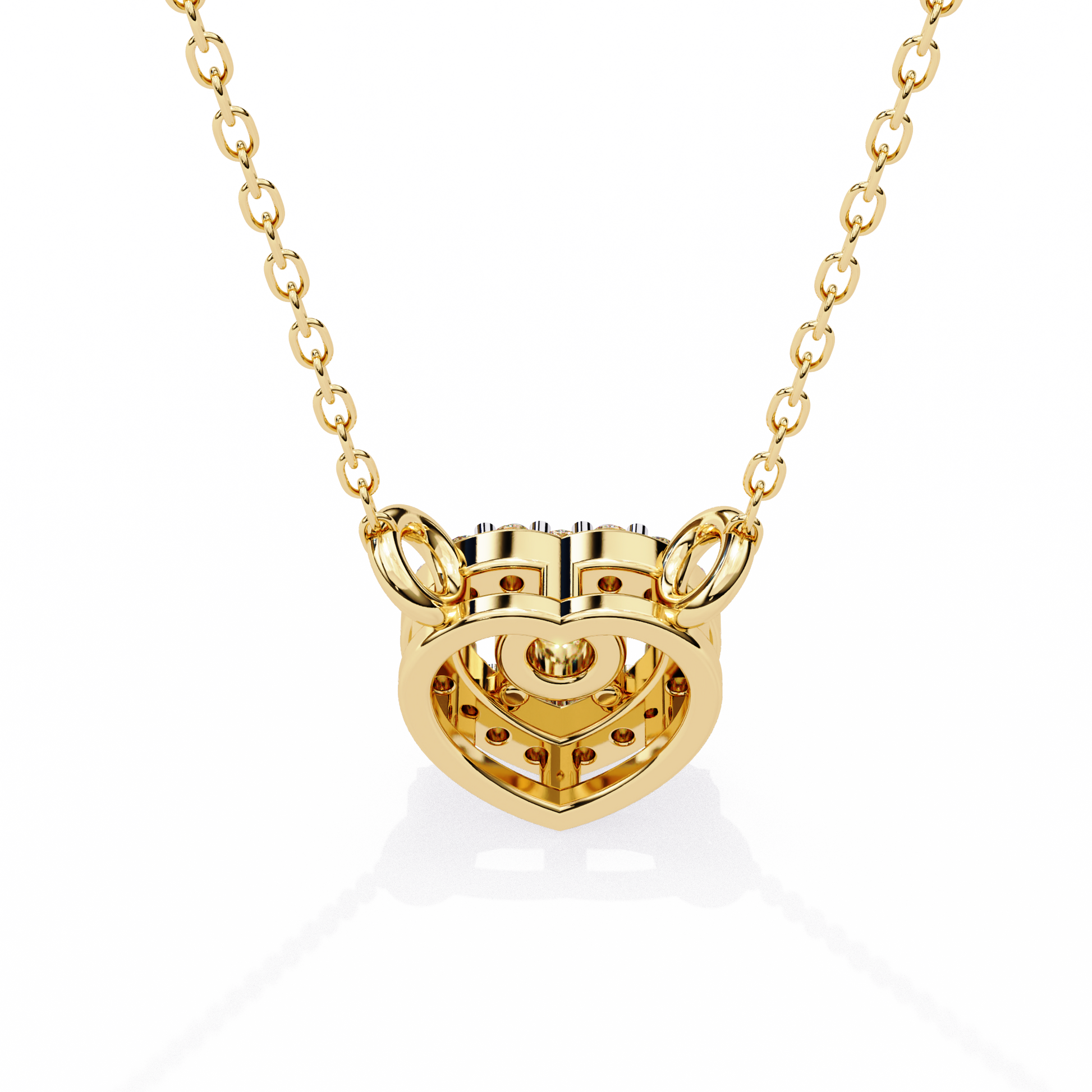 Yellow Gold / Moissanite, Yellow Gold / Lab Grown