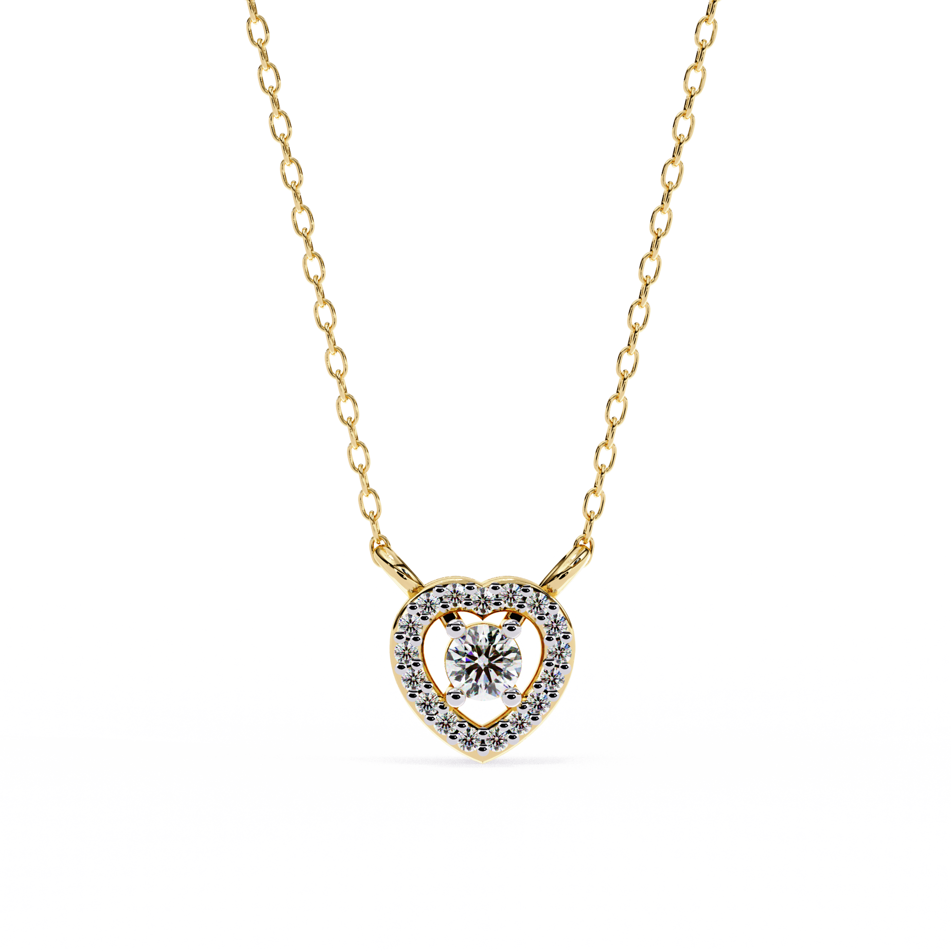 Yellow Gold / Moissanite, Yellow Gold / Lab Grown