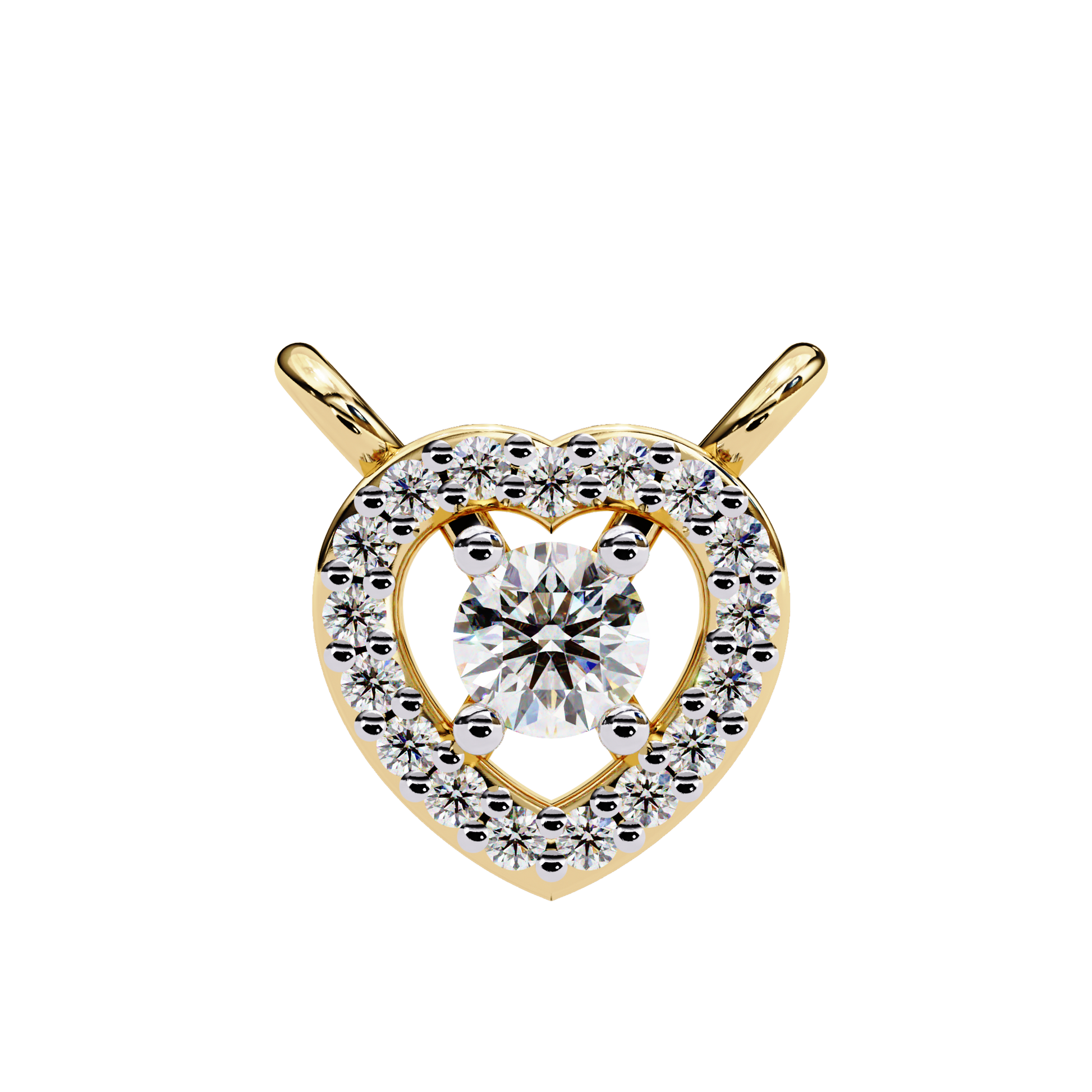 Yellow Gold / Moissanite, Yellow Gold / Lab Grown