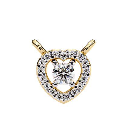 Yellow Gold / Moissanite, Yellow Gold / Lab Grown