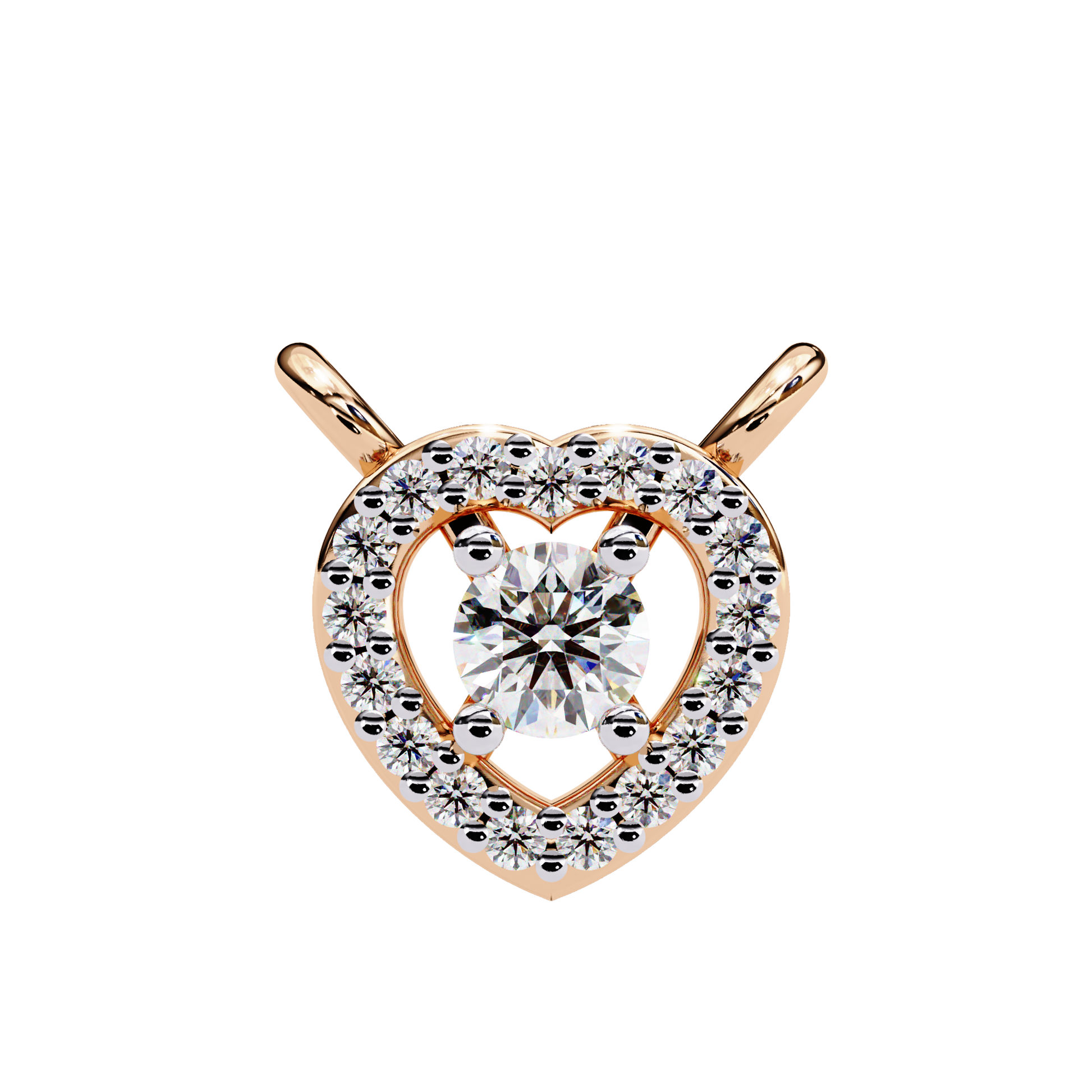 Rose Gold / Moissanite, Rose Gold / Lab Grown