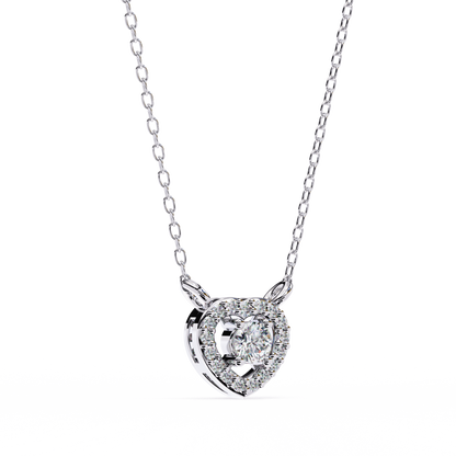 White Gold / Moissanite, White Gold / Lab Grown