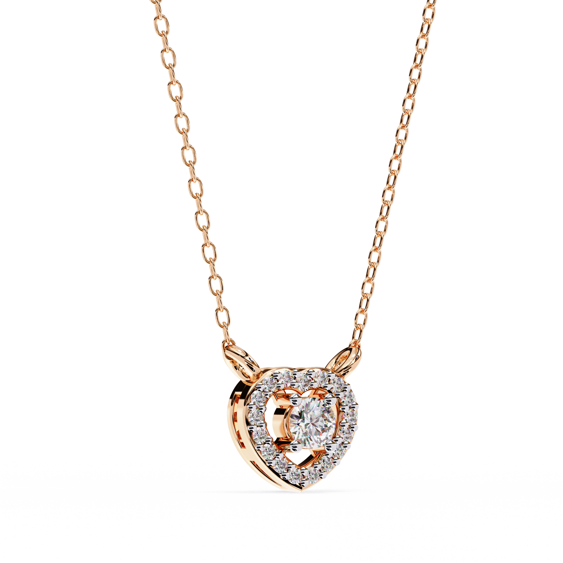 Rose Gold / Moissanite, Rose Gold / Lab Grown