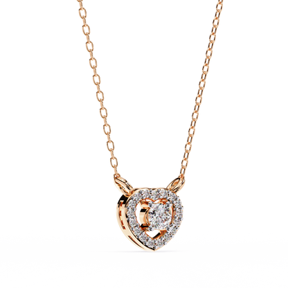 Rose Gold / Moissanite, Rose Gold / Lab Grown