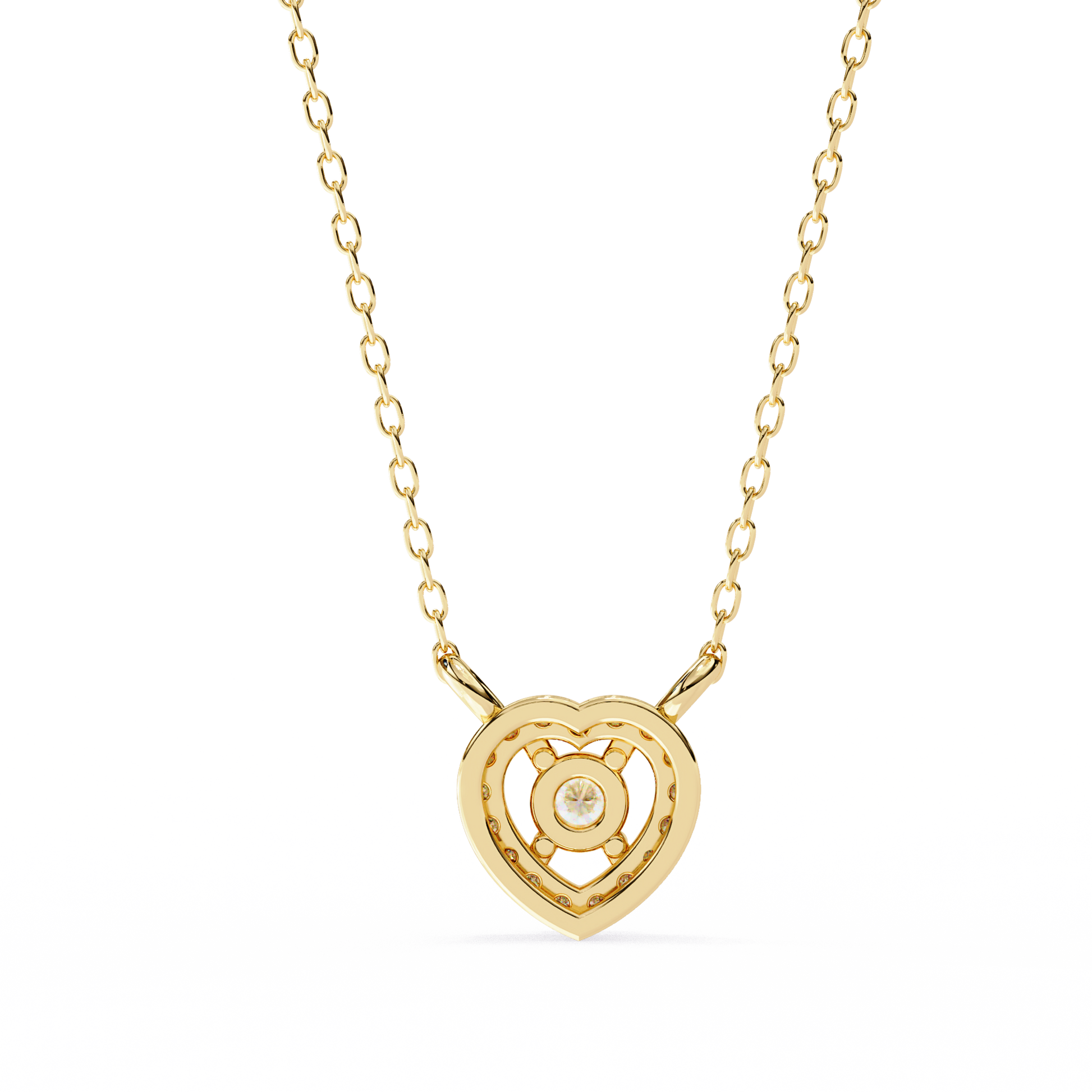 Yellow Gold / Moissanite, Yellow Gold / Lab Grown