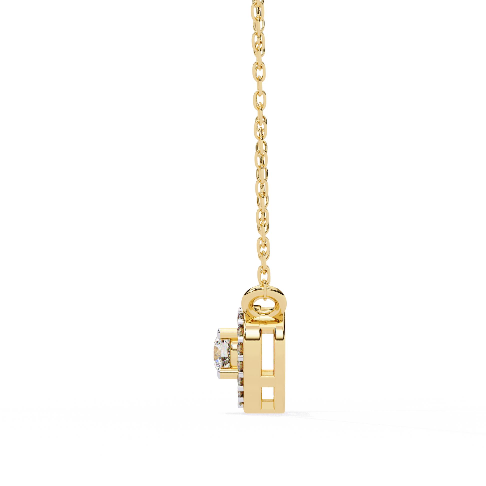 Yellow Gold / Moissanite, Yellow Gold / Lab Grown