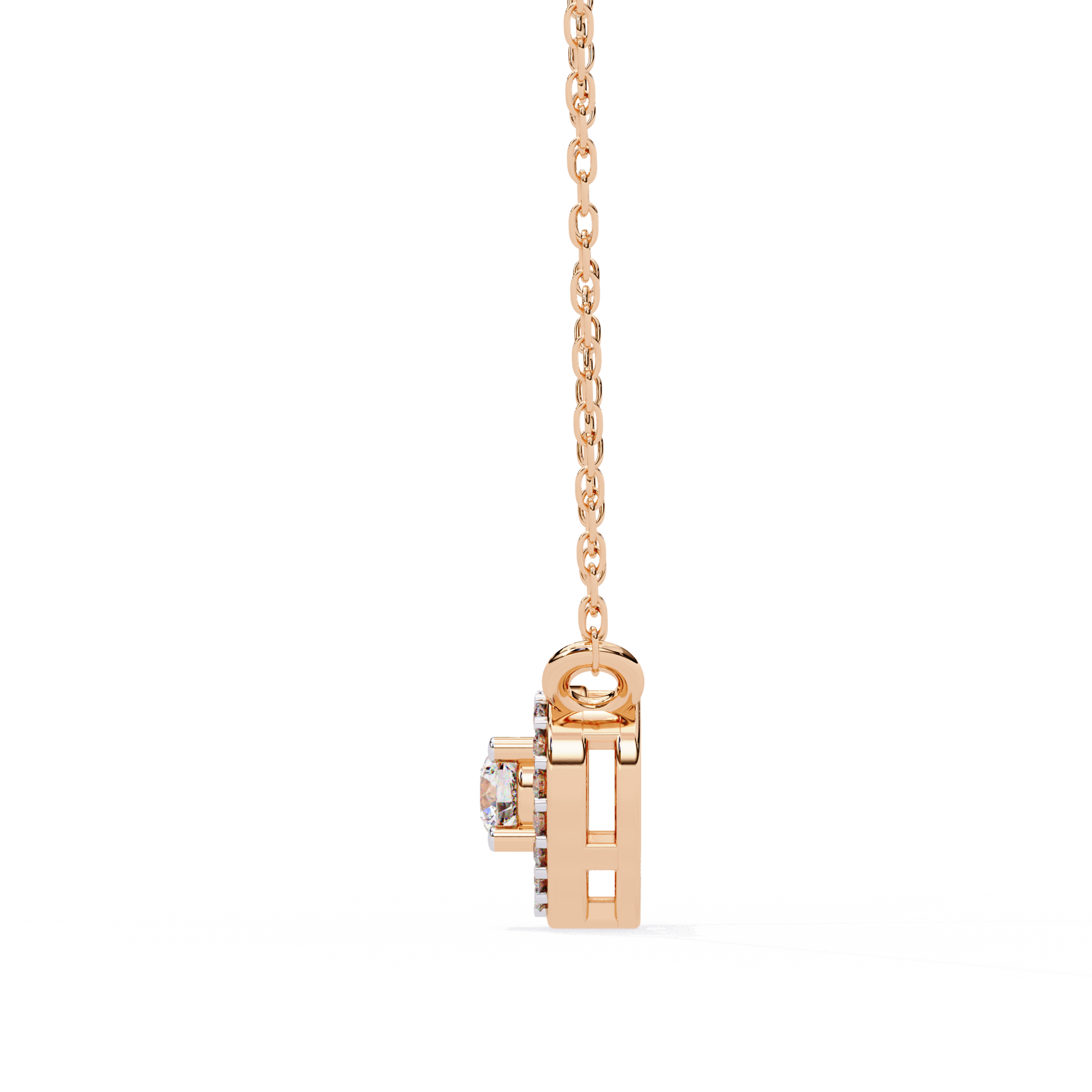 Rose Gold / Moissanite, Rose Gold / Lab Grown