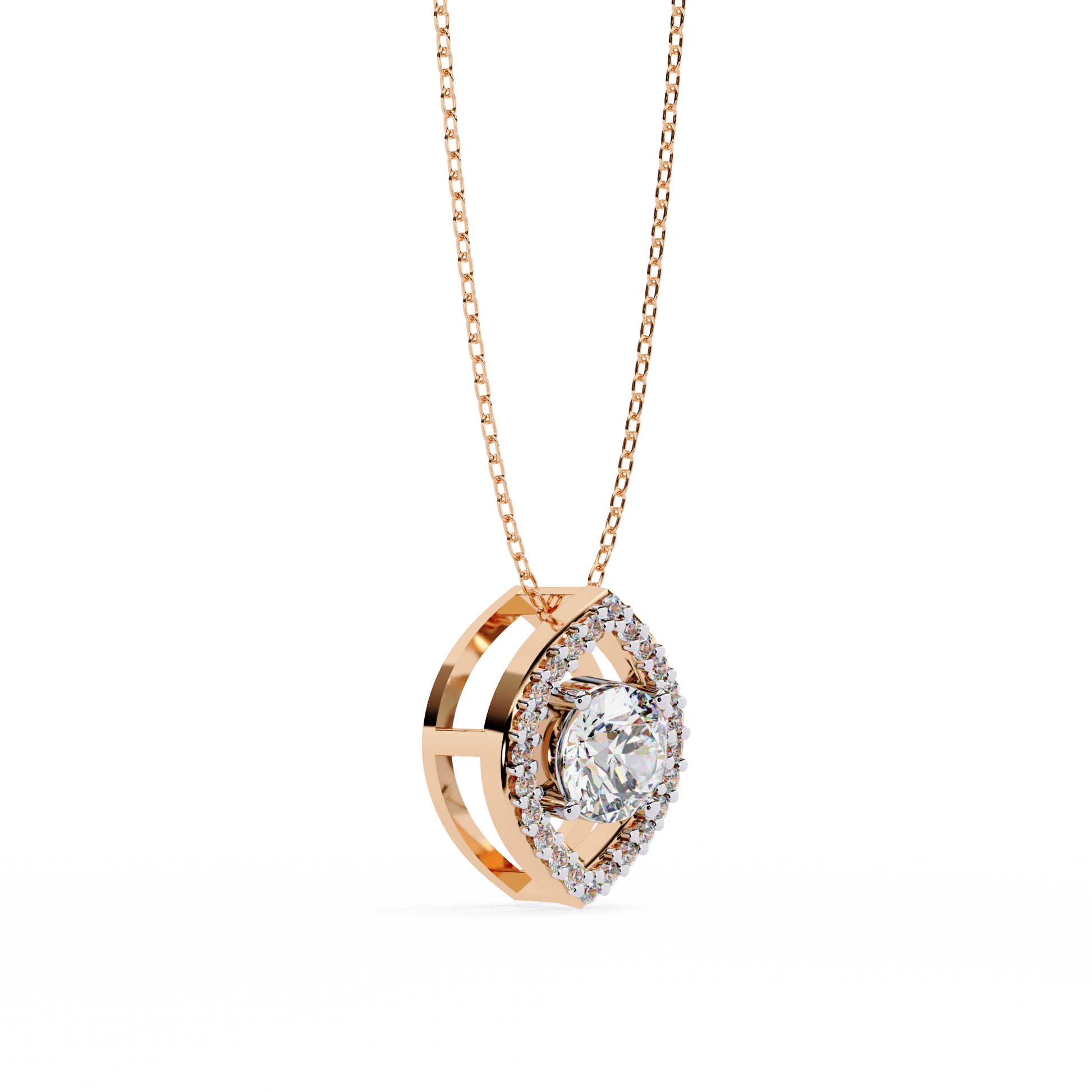 Rose Gold / Moissanite, Rose Gold / Lab Grown