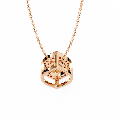 Rose Gold / Moissanite, Rose Gold / Lab Grown