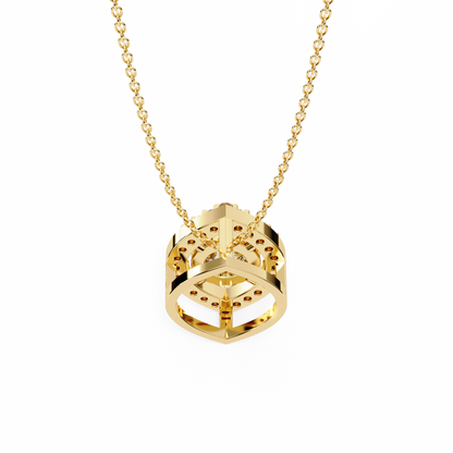 Yellow Gold / Moissanite, Yellow Gold / Lab Grown