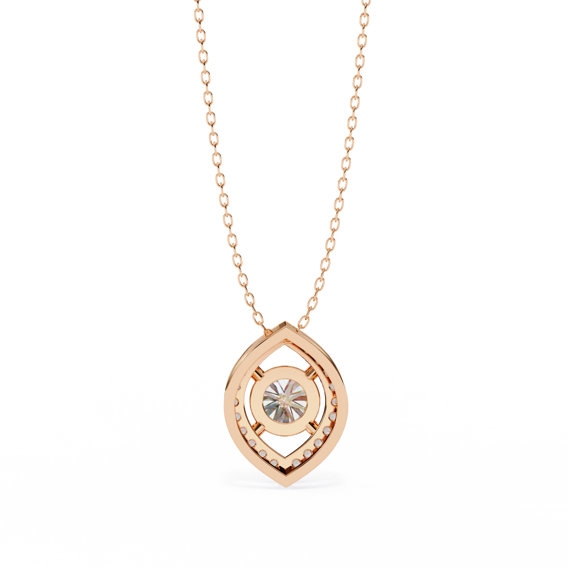 Rose Gold / Moissanite, Rose Gold / Lab Grown