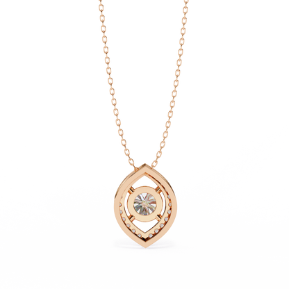 Rose Gold / Moissanite, Rose Gold / Lab Grown