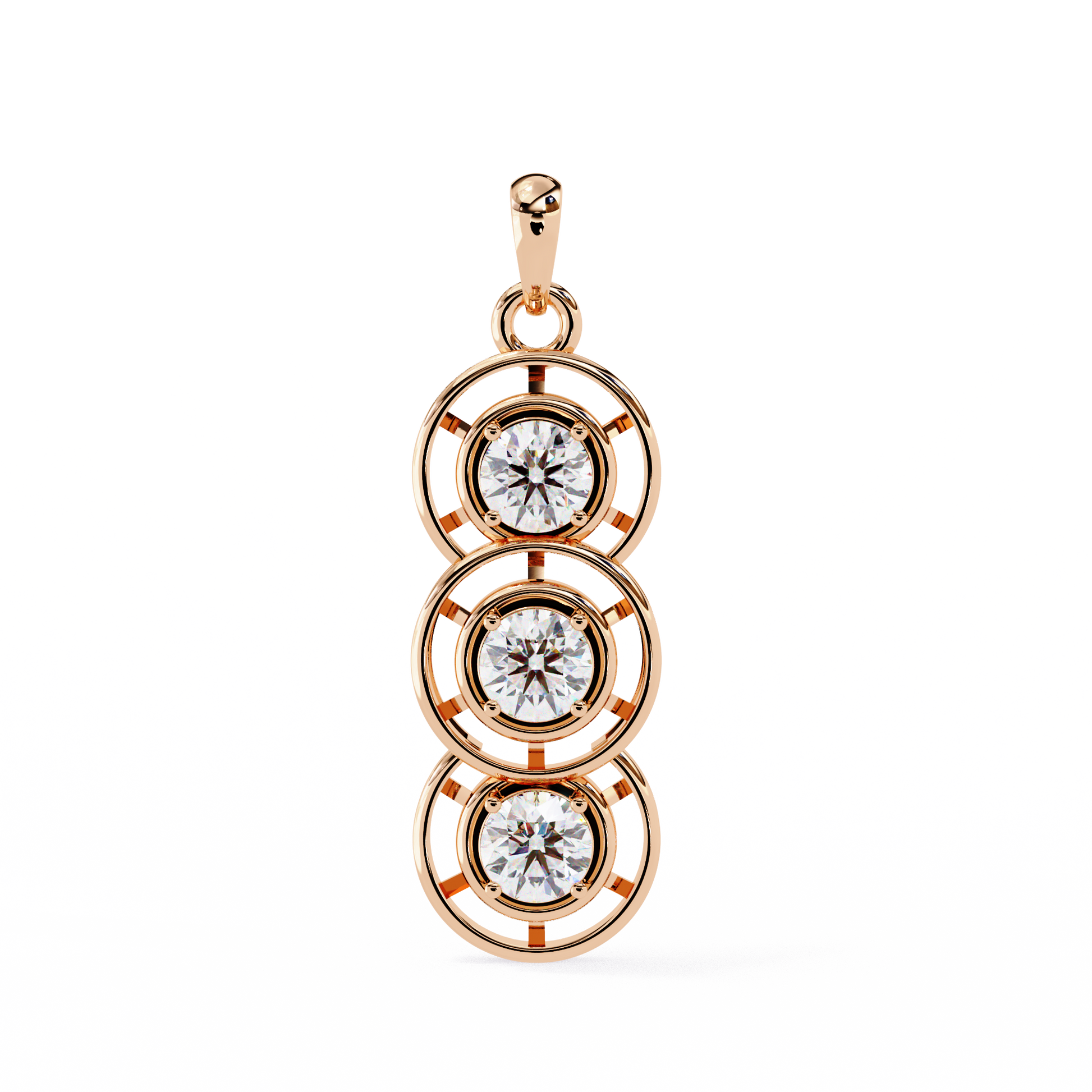 Rose Gold / Moissanite, Rose Gold / Lab Grown