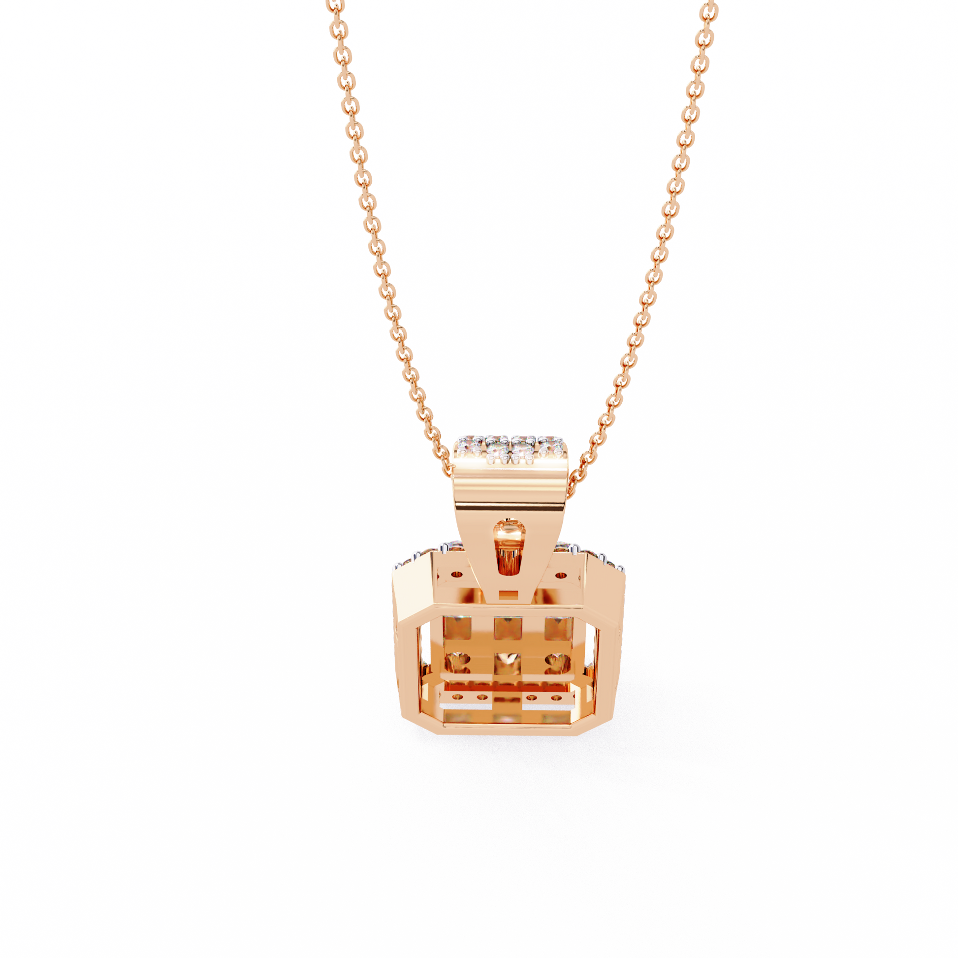 Rose Gold / Moissanite, Rose Gold / Lab Grown