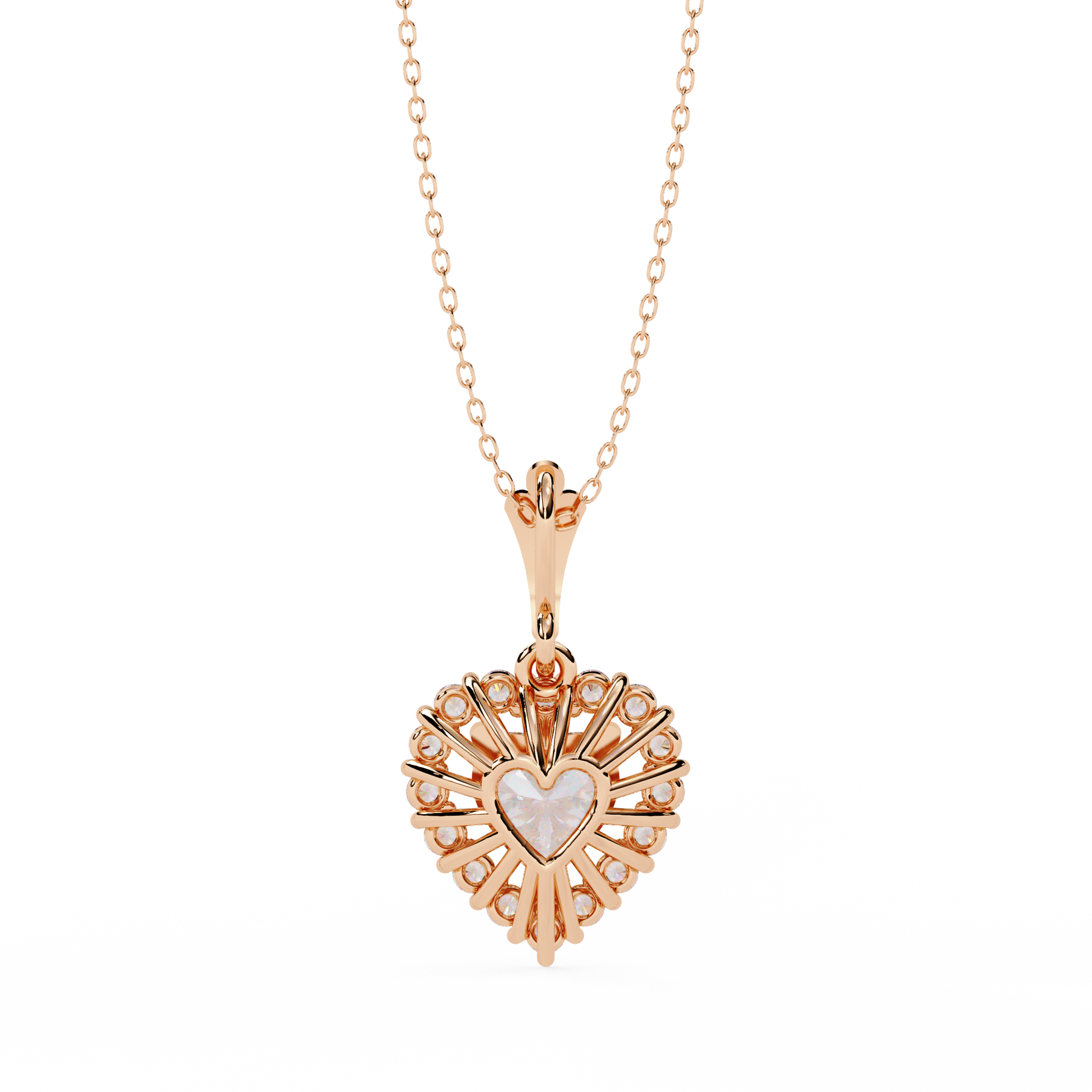 Rose Gold / Moissanite, Rose Gold / Lab Grown