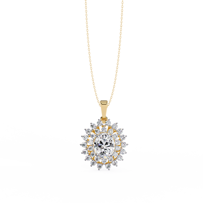 Yellow Gold / Moissanite, Yellow Gold / Lab Grown