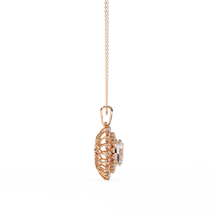 Rose Gold / Moissanite, Rose Gold / Lab Grown