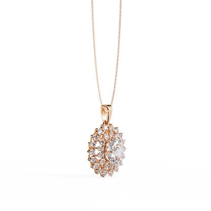 Rose Gold / Moissanite, Rose Gold / Lab Grown