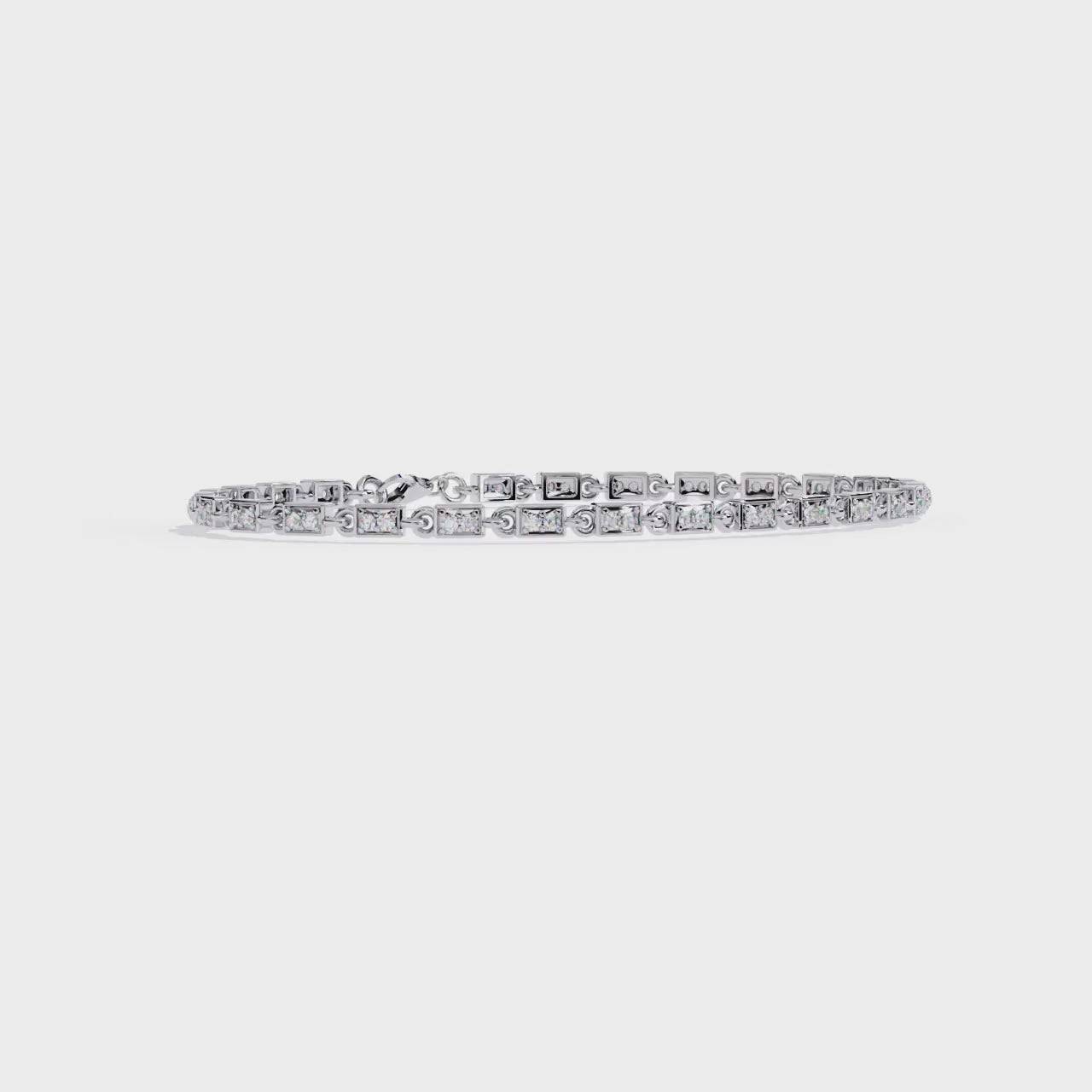 White Gold / Moissanite, White Gold / Lab Grown