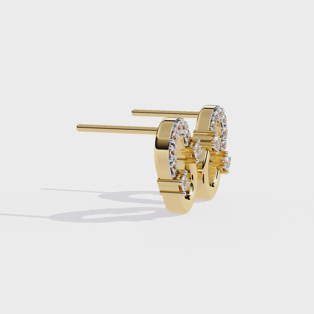 Yellow Gold / Moissanite, Yellow Gold / Lab Grown