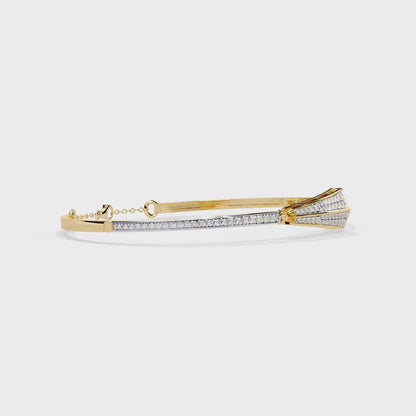 Yellow Gold / Moissanite, Yellow Gold / Lab Grown