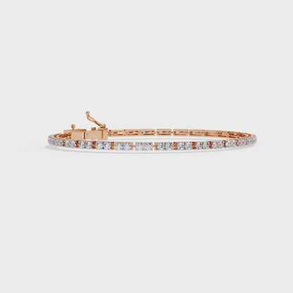 Rose Gold / Moissanite, Rose Gold / Lab Grown