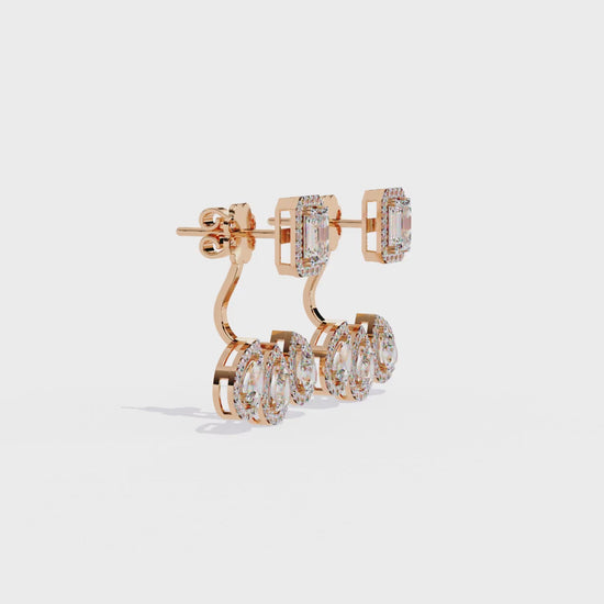 Rose Gold / Moissanite, Rose Gold / Lab Grown