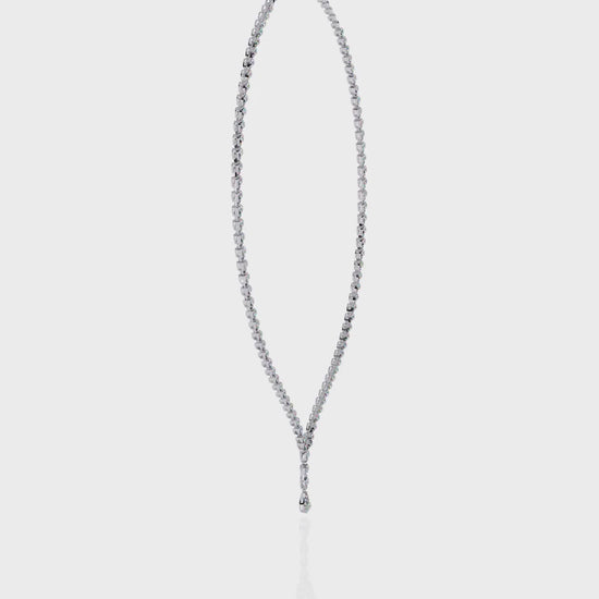 White Gold / Moissanite, White Gold / Lab Grown