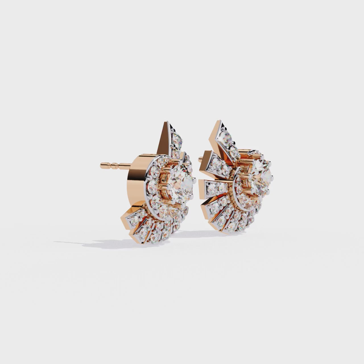 Rose Gold / Moissanite, Rose Gold / Lab Grown