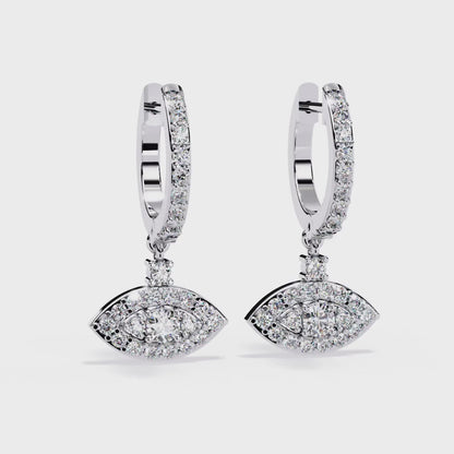 White Gold / Moissanite, White Gold / Lab Grown