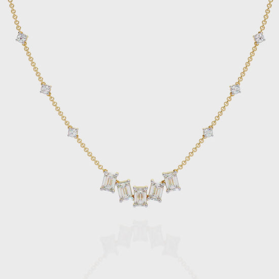 Yellow Gold / Moissanite, Yellow Gold / Lab Grown