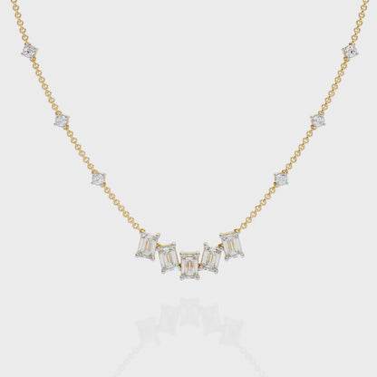 Yellow Gold / Moissanite, Yellow Gold / Lab Grown