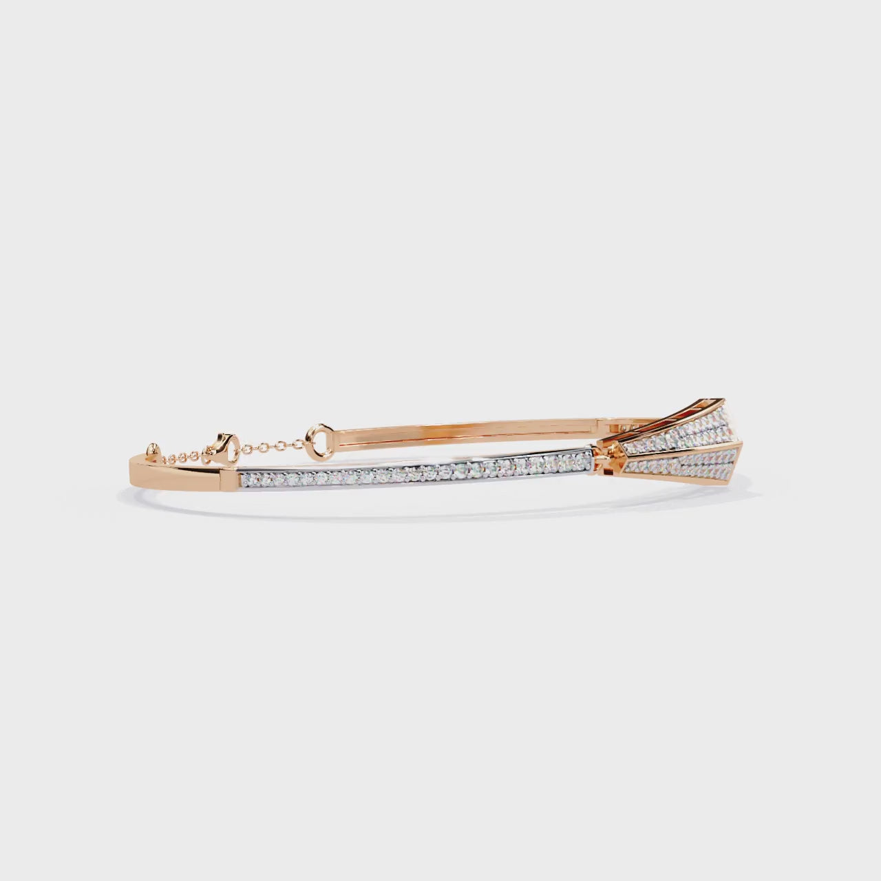 Rose Gold / Moissanite, Rose Gold / Lab Grown