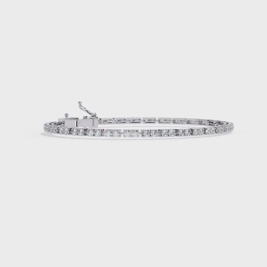 White Gold / Moissanite, White Gold / Lab Grown