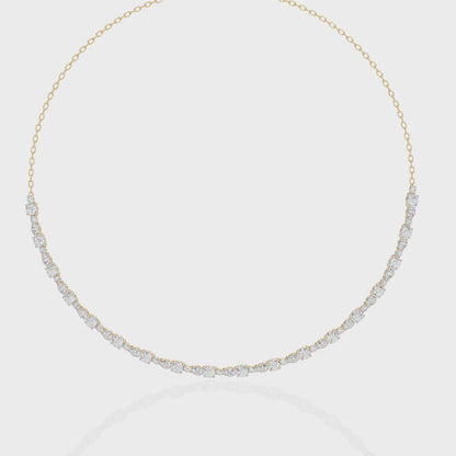 Yellow Gold / Moissanite, Yellow Gold / Lab Grown