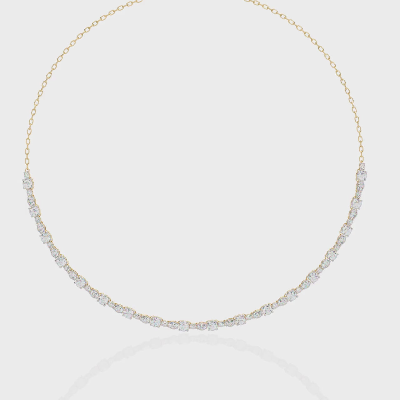 Yellow Gold / Moissanite, Yellow Gold / Lab Grown