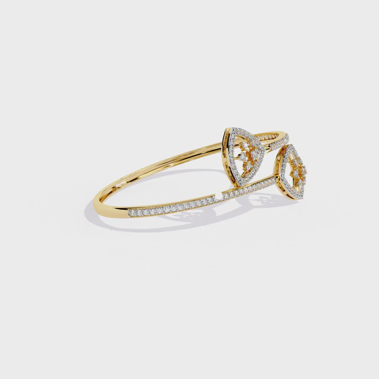 Yellow Gold / Moissanite, Yellow Gold / Lab Grown