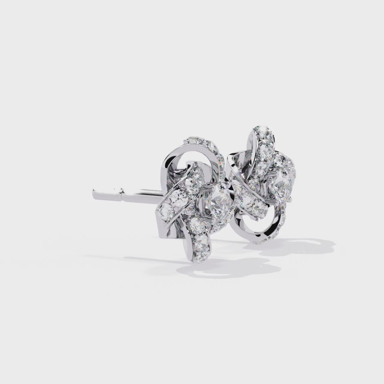 White Gold / Moissanite, White Gold / Lab Grown