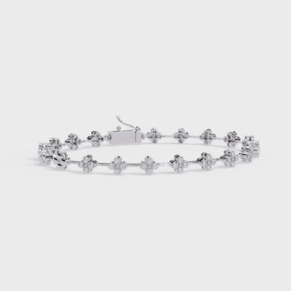 White Gold / Moissanite, White Gold / Lab Grown