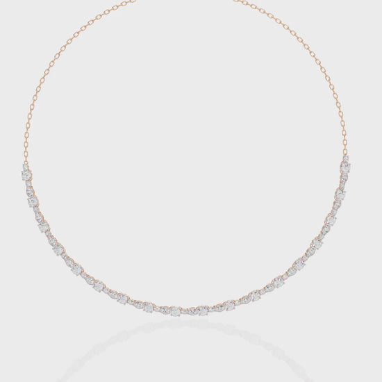 Rose Gold / Moissanite, Rose Gold / Lab Grown