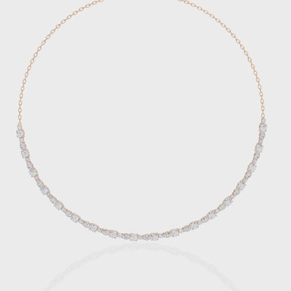 Rose Gold / Moissanite, Rose Gold / Lab Grown